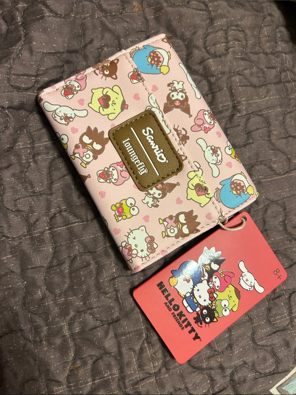 Sanrio Pink Hello Kitty & Friends Kids Card Wallet